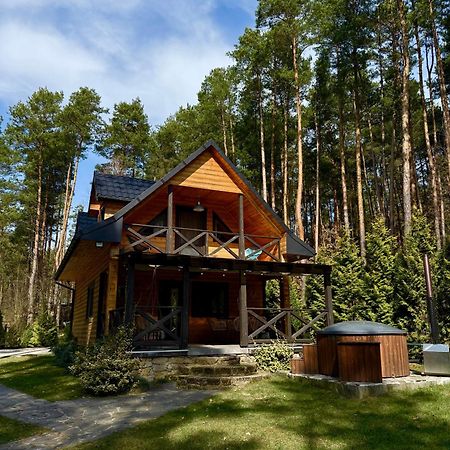 Domek W Lesie Nad Zalewem Chancza Esterno foto