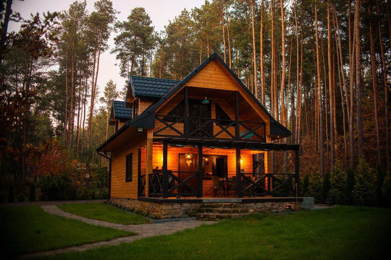 Domek W Lesie Nad Zalewem Chancza Esterno foto