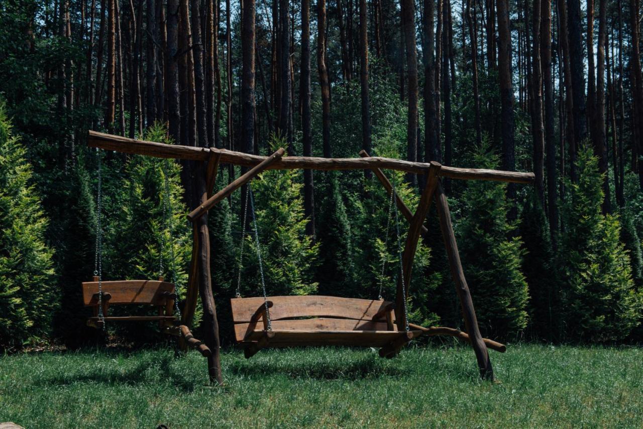 Domek W Lesie Nad Zalewem Chancza Esterno foto